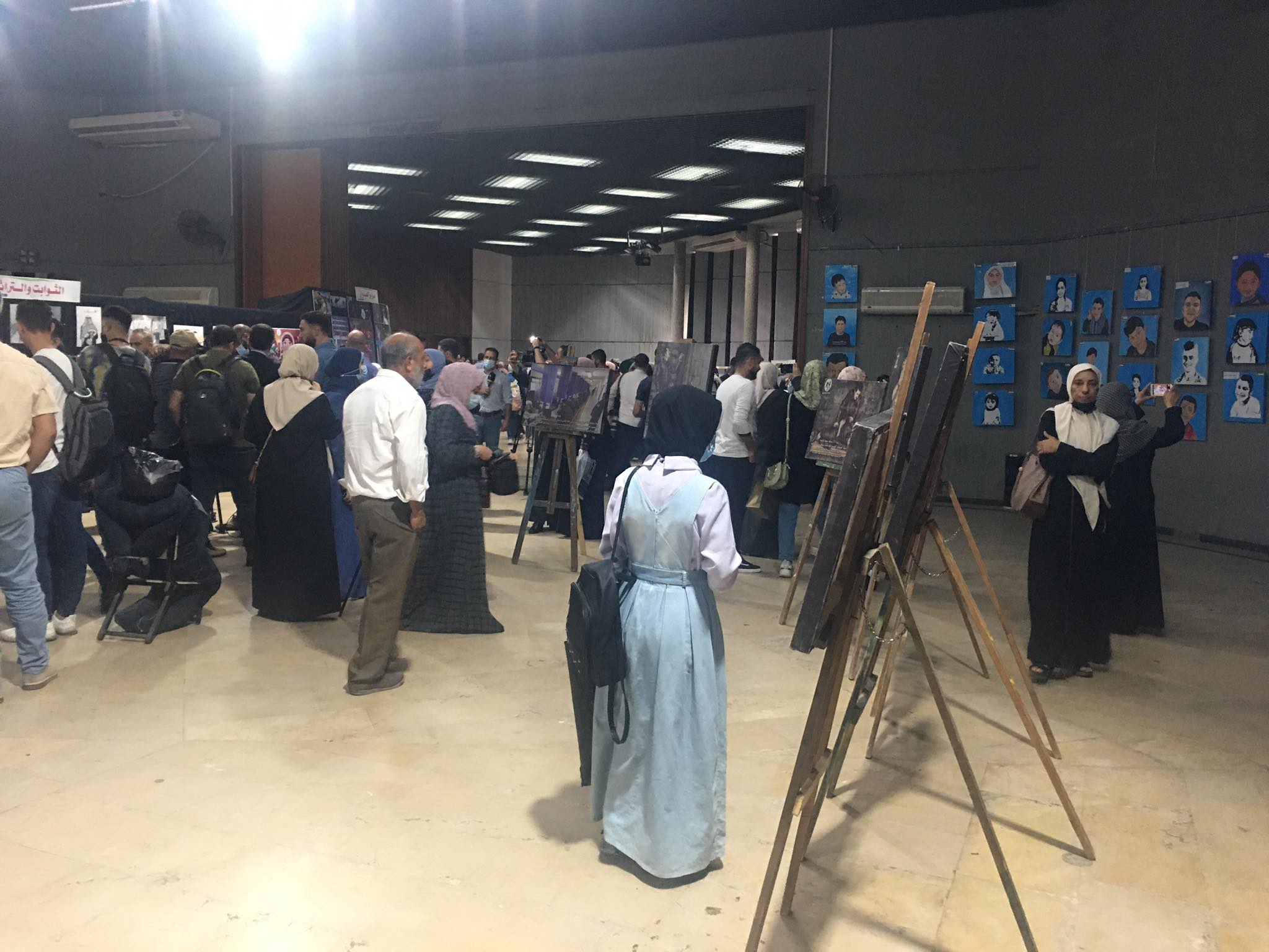 المعرض الفني الخامس بعنوان #جراح_ملونة