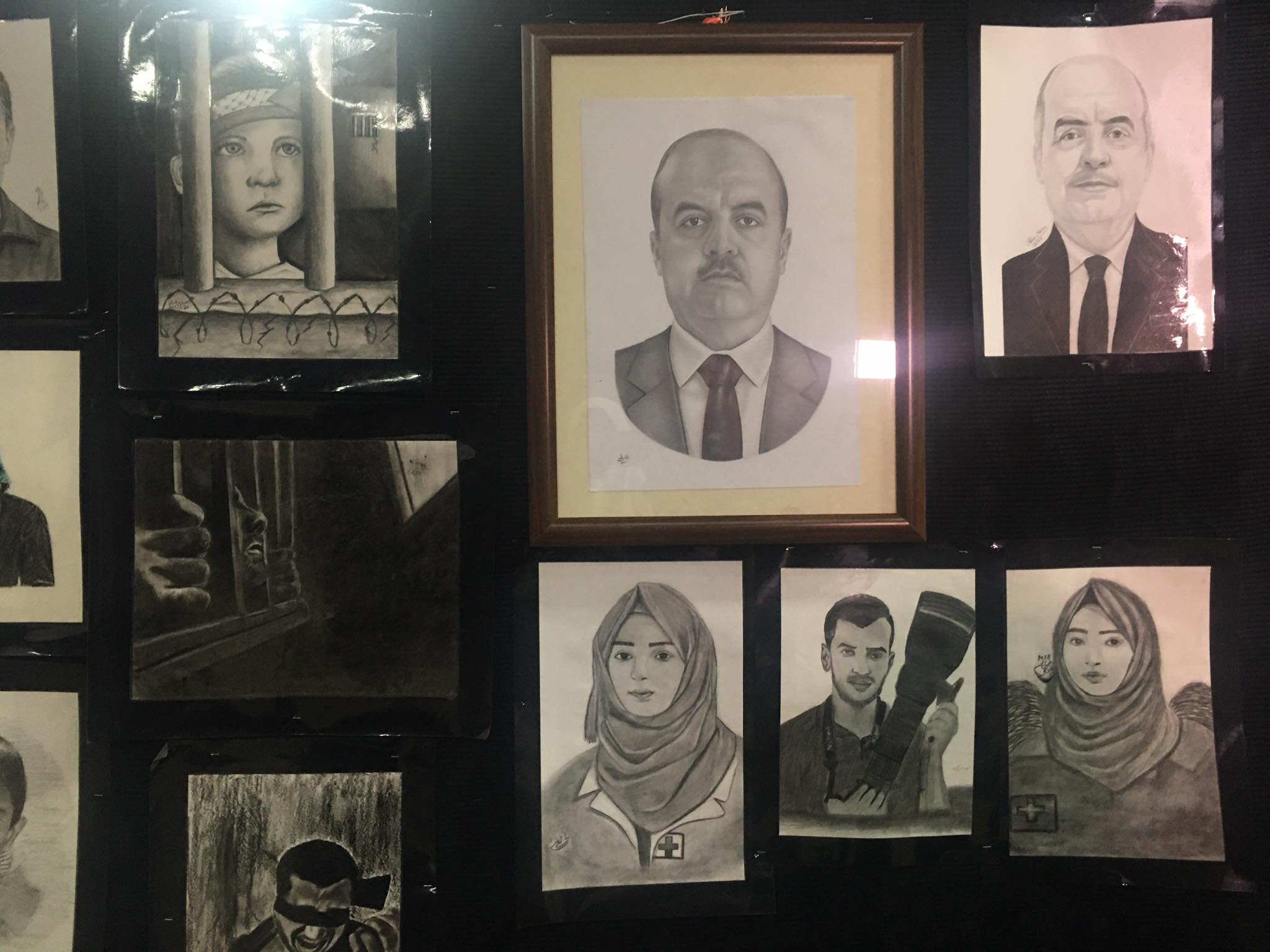 المعرض الفني الخامس بعنوان #جراح_ملونة
