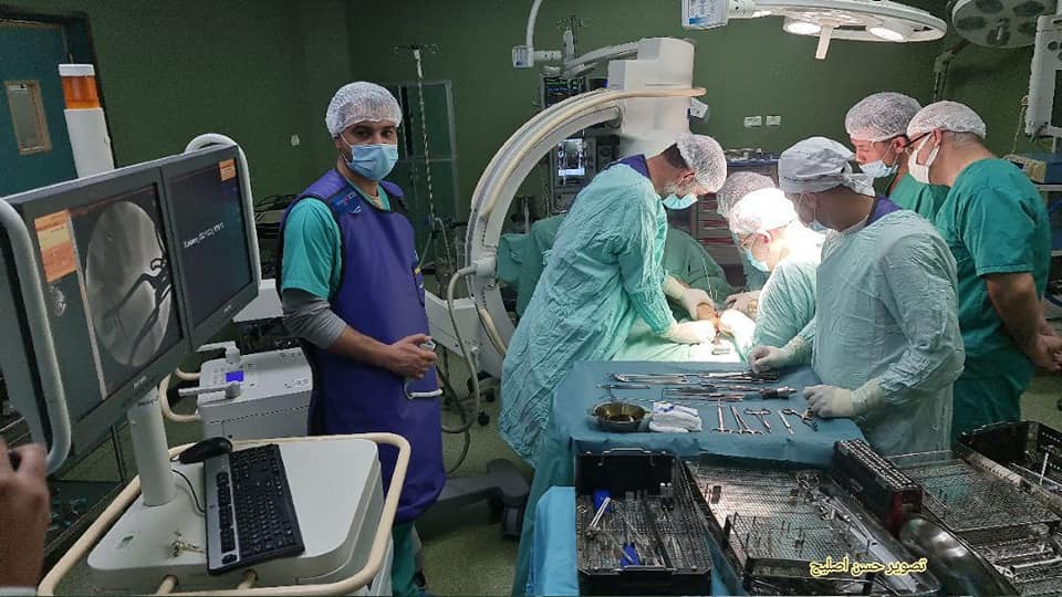الوفد الطبي المصري يجري عمليات في قطاع غزة
