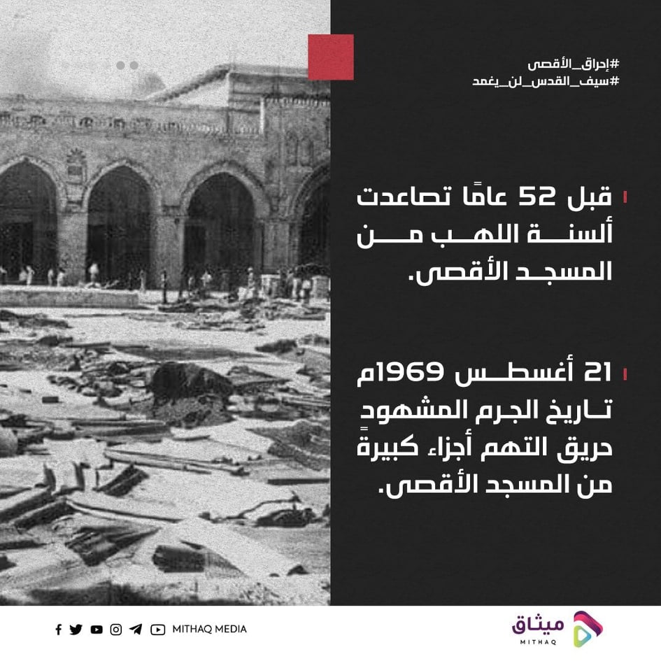 منذ 52 عام والقدس يحترق