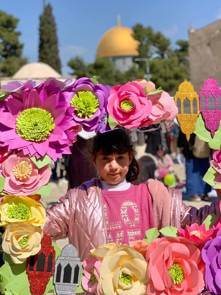 أجواء البهجة والفرح بالمسجد الأöـصى لاستقبال شهر رمضان المبارك.