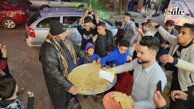 فرحة الفلسطينيين بالعلقم